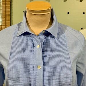 J. Crew Light Blue Long Sleeve Shirt Dress